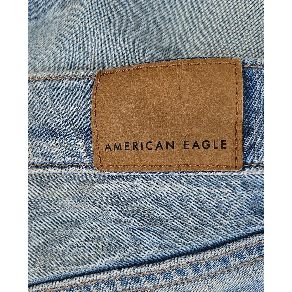 American Eagle Jeans Womens 26 Baggy Jean Comfort Stretch US 2 Med Wash NWT - Picture 6 of 10